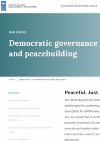 Rule of law, justice, security and human rights